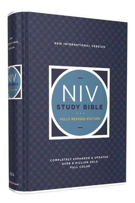 Cover: 9780310448945 | NIV Study Bible, Fully Revised Edition, Hardcover, Red Letter,...