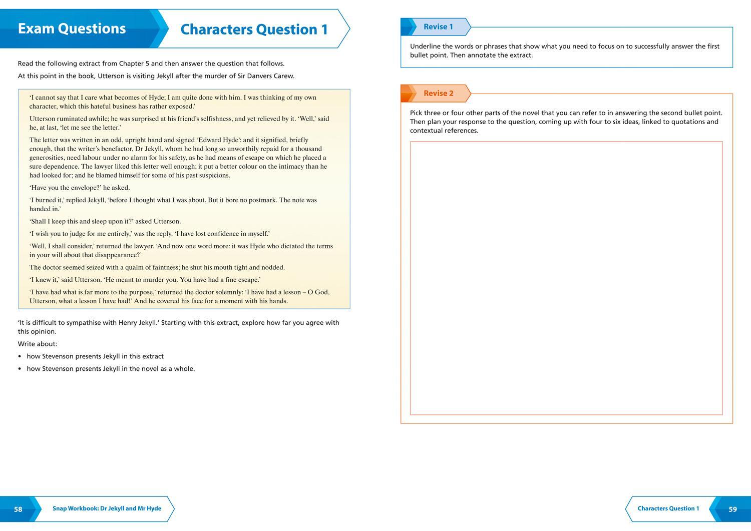 Bild: 9780008355296 | Dr Jekyll and Mr Hyde: AQA GCSE 9-1 English Literature Workbook | Gcse