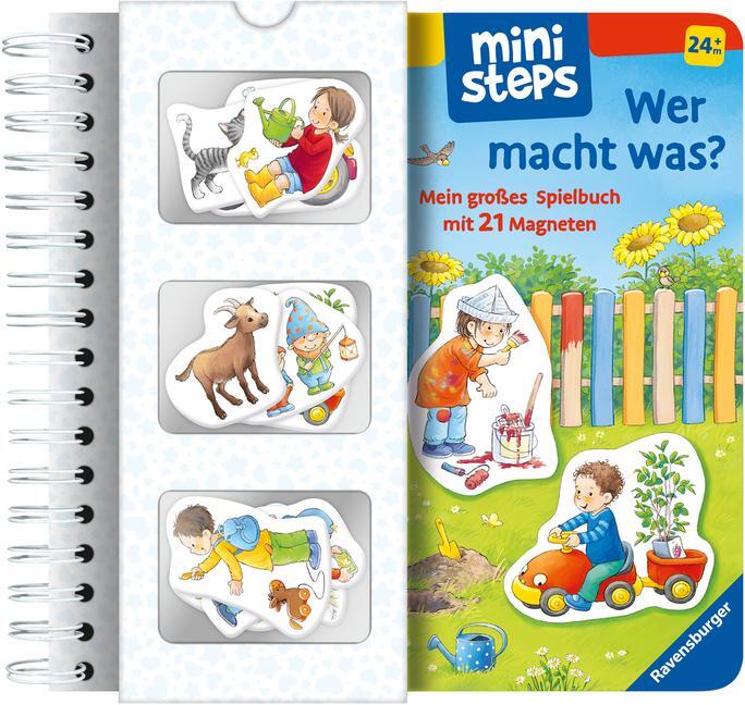 Cover: 9783473302505 | ministeps: Wer macht was? | Katja Senner | Taschenbuch | Spiralbindung