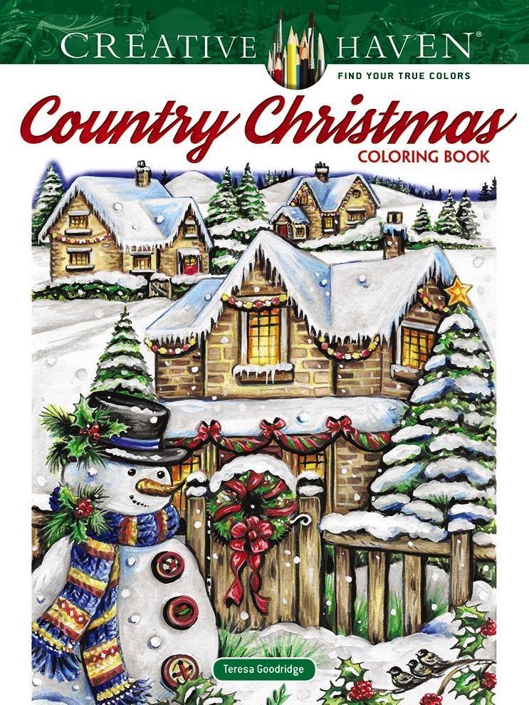 Cover: 9780486832524 | Creative Haven Country Christmas Coloring Book | Teresa Goodridge