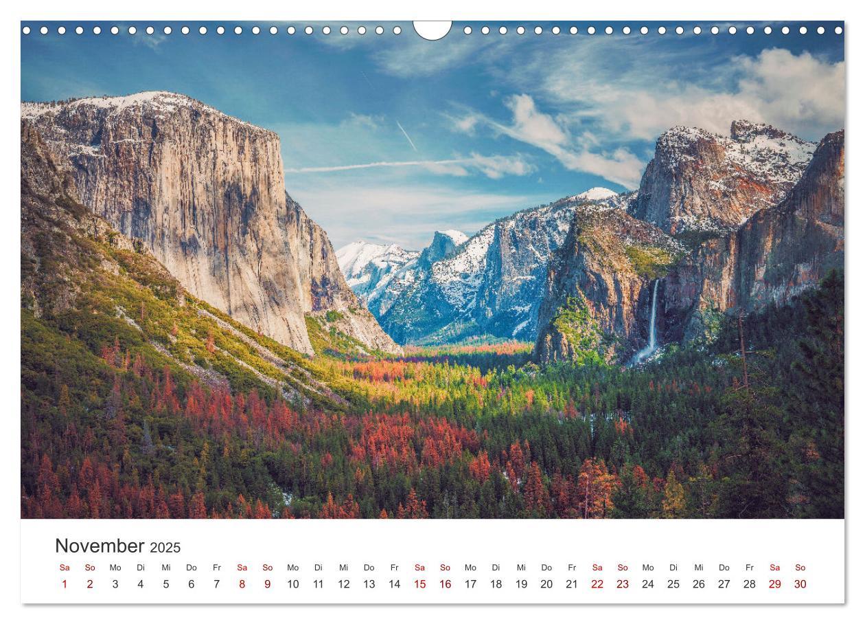 Bild: 9783435354863 | Yosemite - Nationalpark (Wandkalender 2025 DIN A3 quer), CALVENDO...