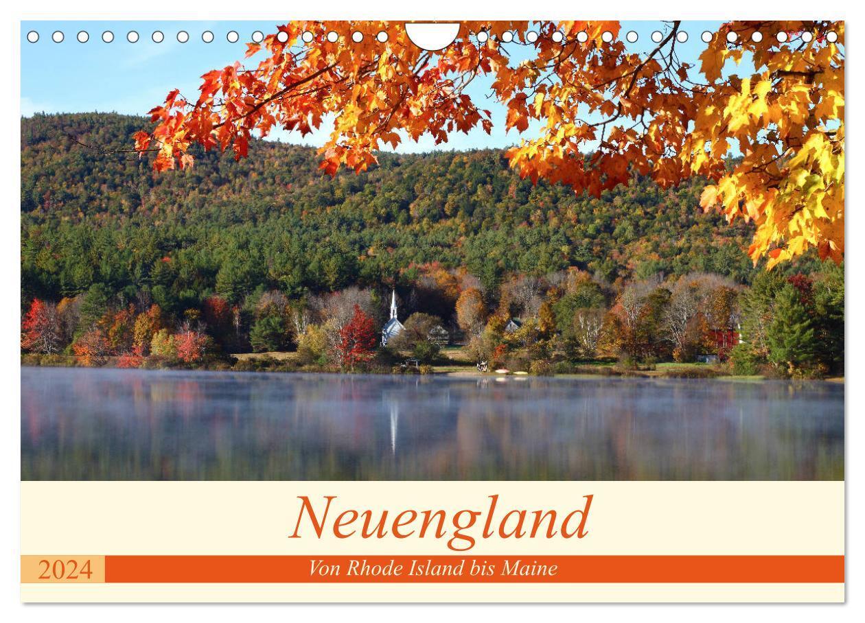Cover: 9783675561434 | Neuengland - Von Rhode Island bis Maine (Wandkalender 2024 DIN A4...