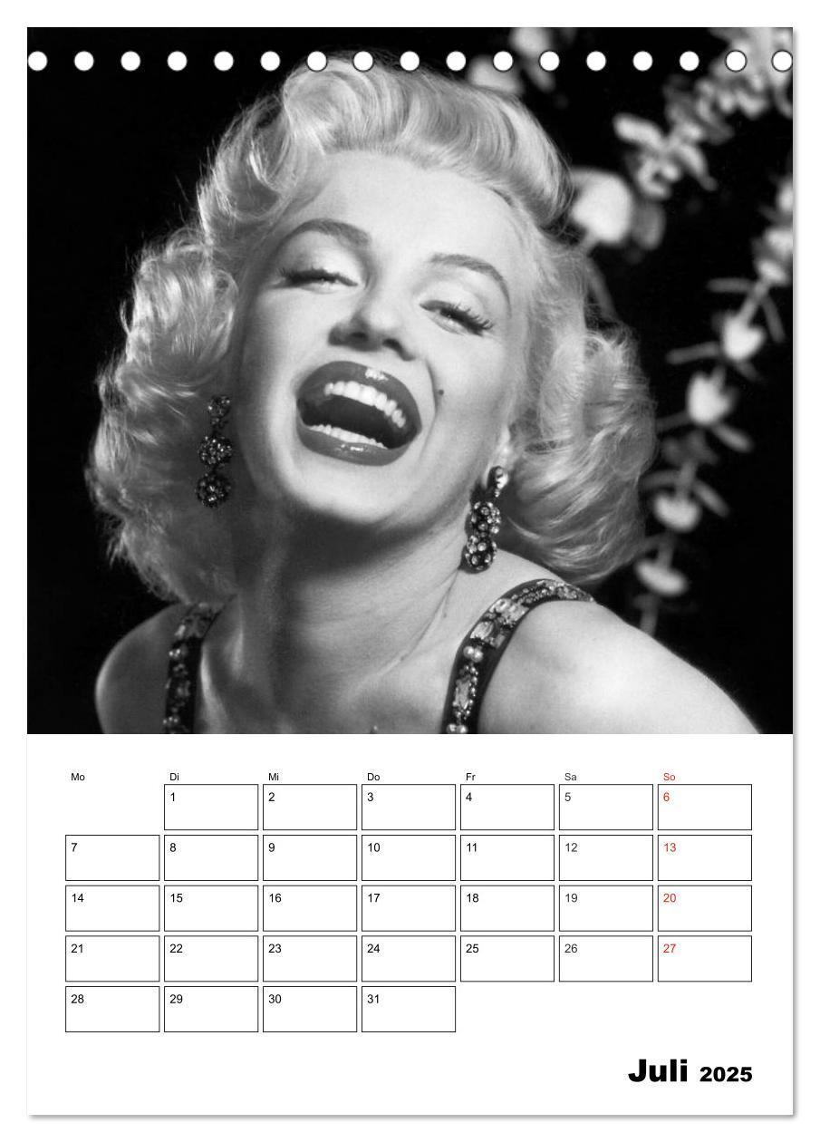 Bild: 9783457023549 | Marilyn Monroe. Weltstar und Sexsymbol (Tischkalender 2025 DIN A5...