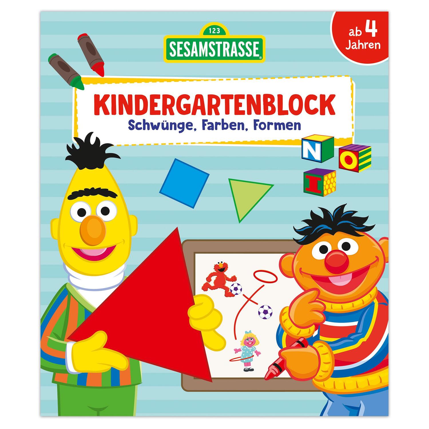 Cover: 9783963473692 | Sesamstraße Kindergartenblock - Schwünge, Farben, Formen | Taschenbuch