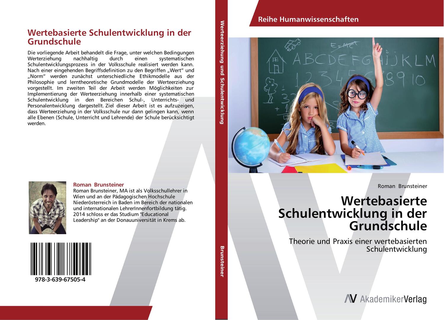 Cover: 9783639675054 | Wertebasierte Schulentwicklung in der Grundschule | Roman Brunsteiner