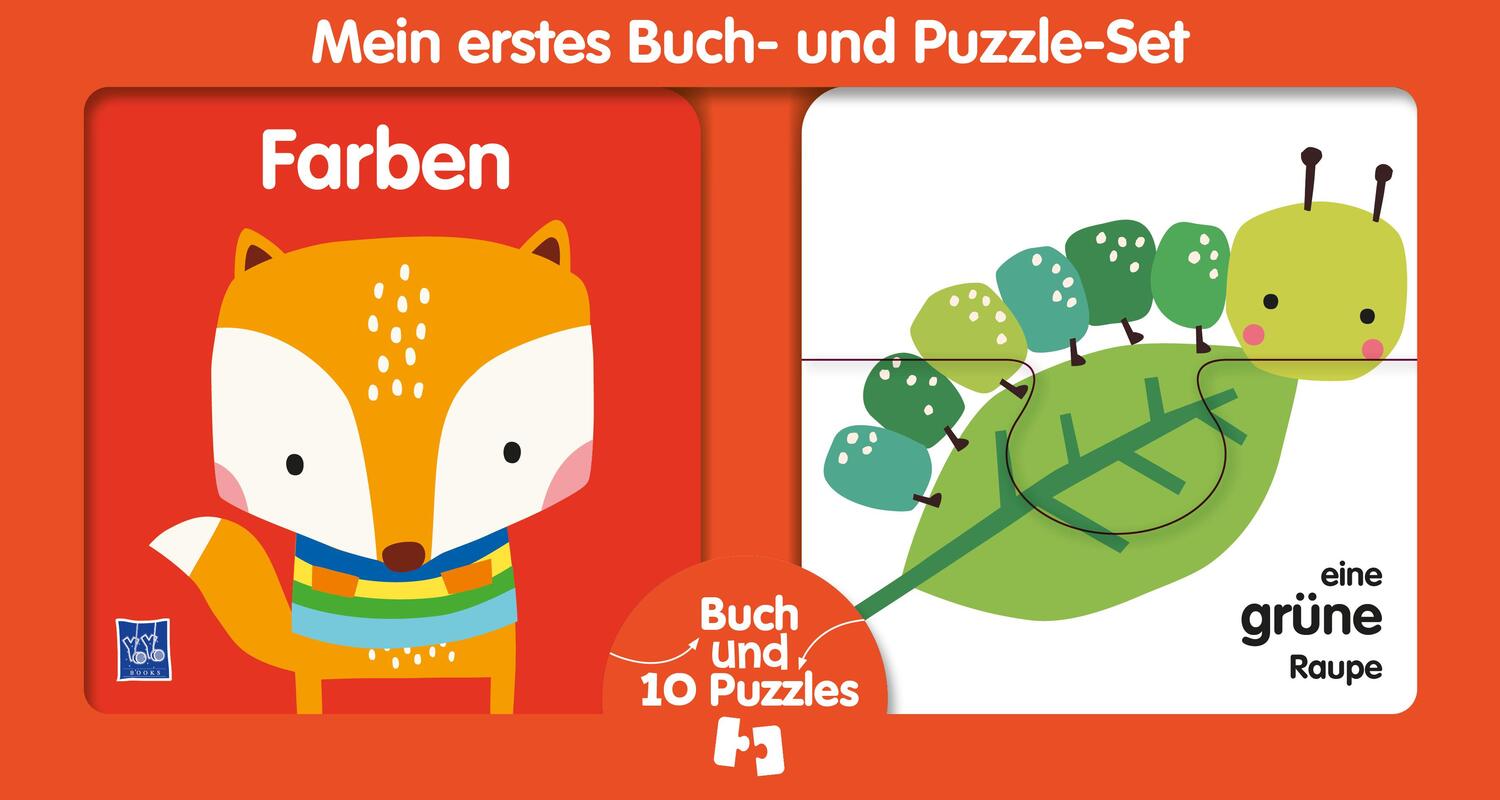 Cover: 9789464221916 | Mein erstes Buch- und Puzzle-Set - Farben | Taschenbuch | 12 S. | 2021