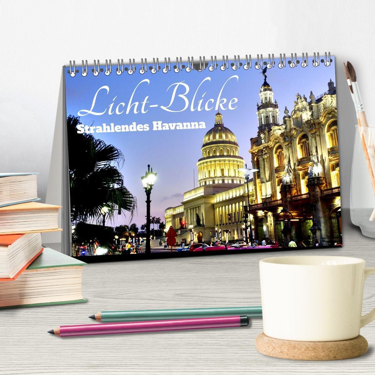 Bild: 9783435055661 | Licht-Blicke - Strahlendes Havanna (Tischkalender 2025 DIN A5...