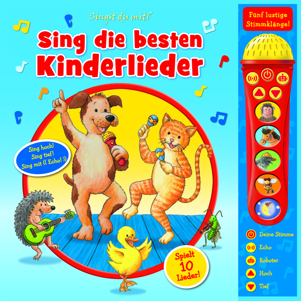 Cover: 9781503762725 | Sing die besten Kinderlieder - Mikrofonbuch - Pappbilderbuch mit...