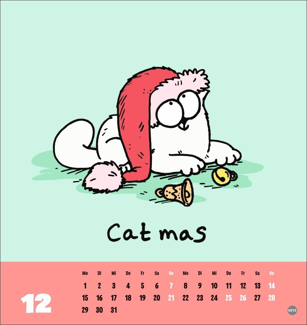 Bild: 9783756408610 | Simons Katze Postkartenkalender 2025 | Kalender | Spiralbindung | 2025