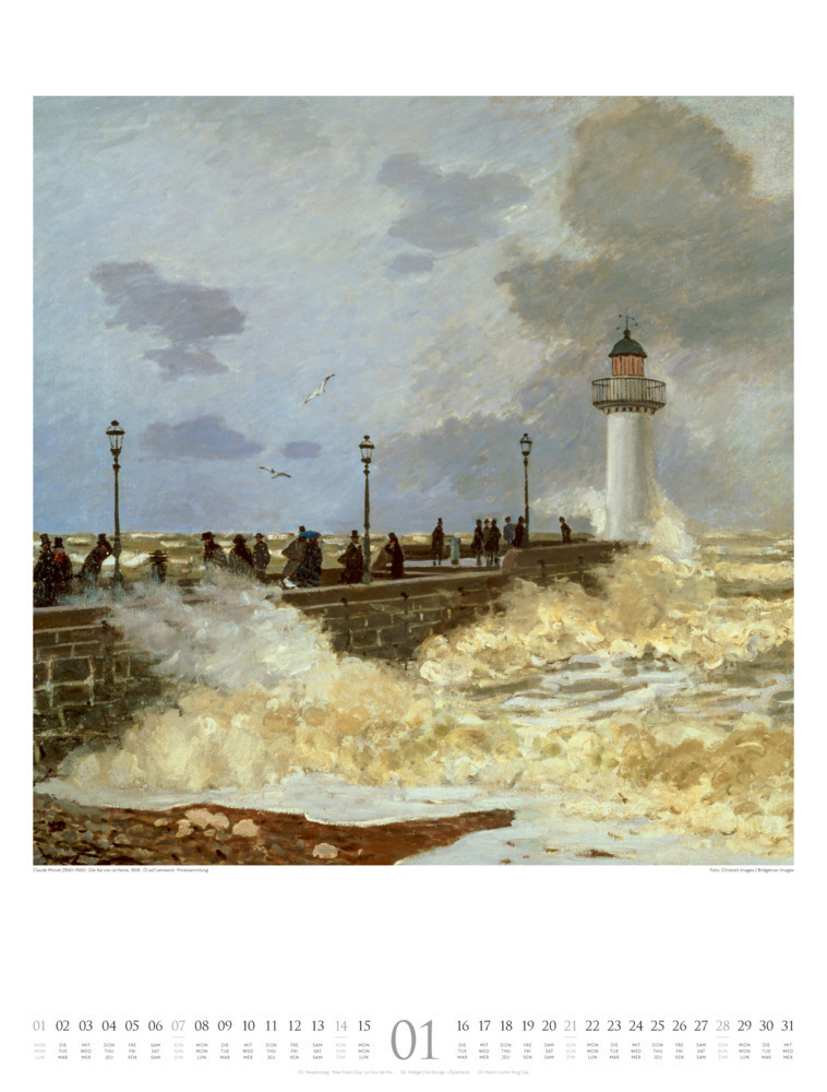 Bild: 9783838424699 | Claude Monet - Wasser und Licht Kalender 2024 | Claude Monet (u. a.)