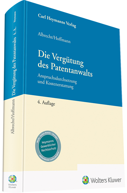 Cover: 9783452294906 | Die Vergütung des Patentanwalts | Friedrich Albrecht (u. a.) | Buch