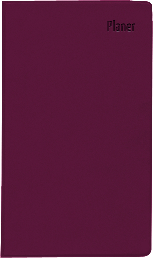 Cover: 4006928025480 | Zettler - Taschenplaner 2025 bordeaux, 9,5x16cm, Taschenkalender...