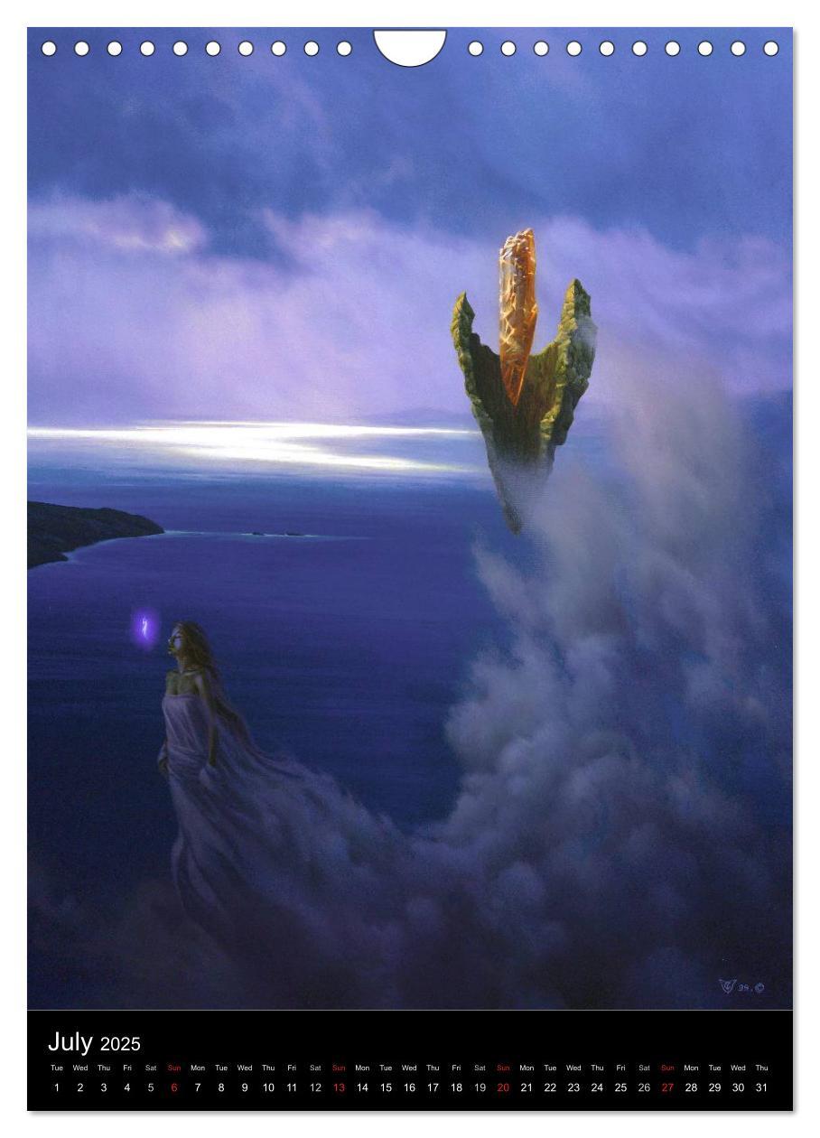 Bild: 9781325976904 | INNERSCAPES Fantasy Paintings by Christophe Vacher (Wall Calendar...