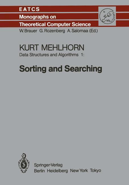 Cover: 9783642696749 | Data Structures and Algorithms 1 | Sorting and Searching | K. Mehlhorn