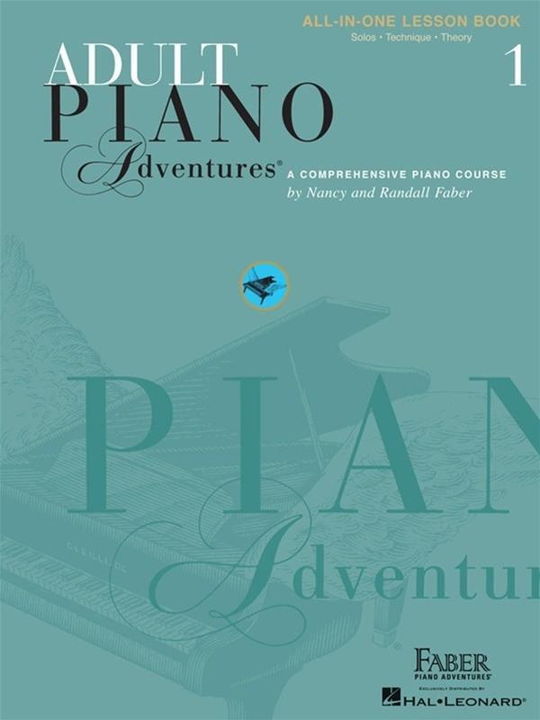 Cover: 9781616773021 | Adult Piano Adventures All-In-One Piano Course Book 1 - Book with...