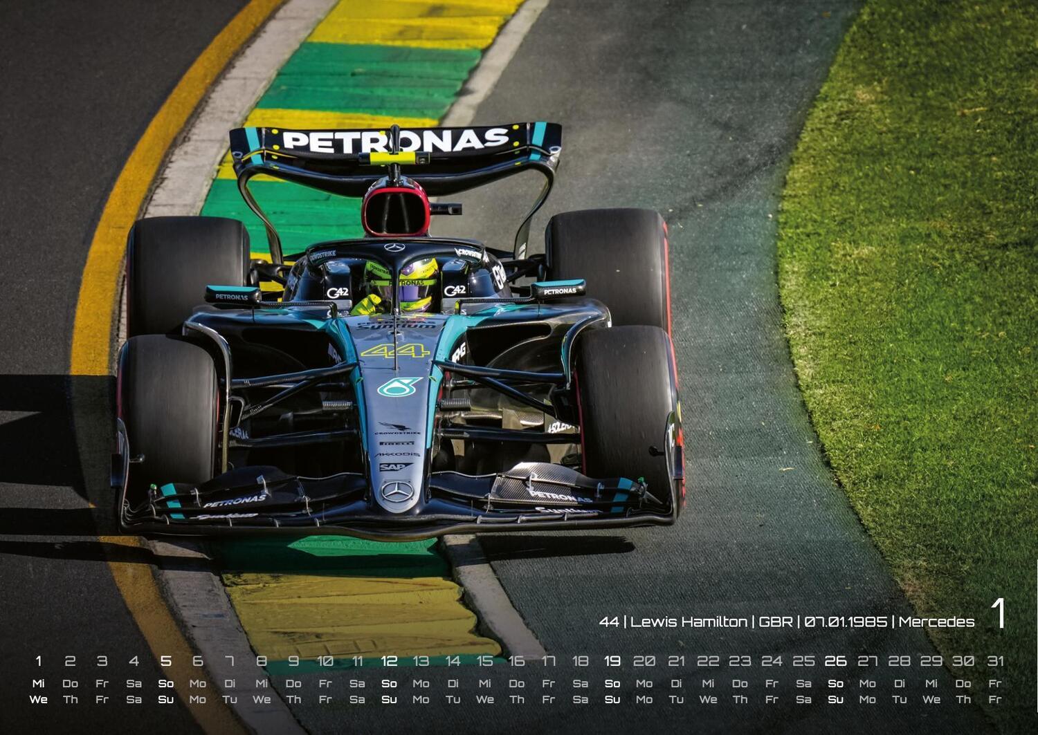 Bild: 9783986733964 | Formel 1 - Grand Prix - 2025 - F1 Kalender DIN A2 | GP-Fever. de