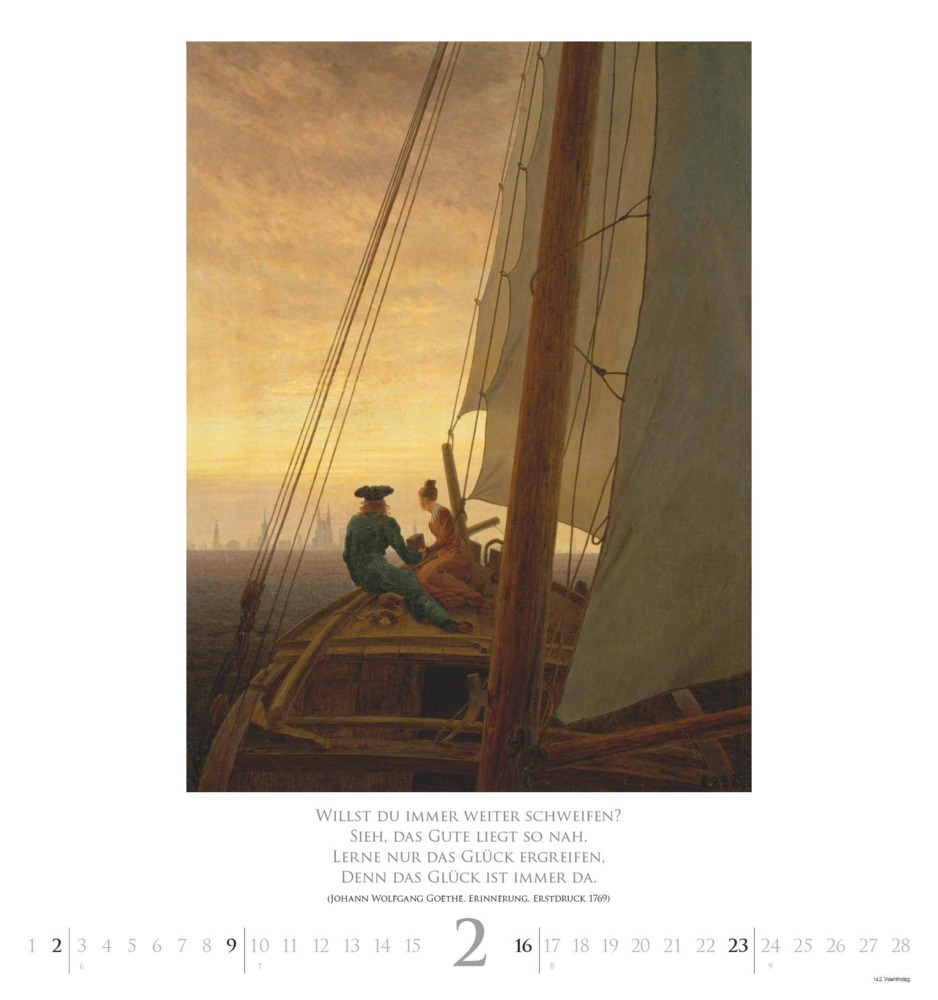 Bild: 4250809653211 | Caspar David Friedrich 2025 - Kunst-Kalender - Wand-Kalender - 45x48