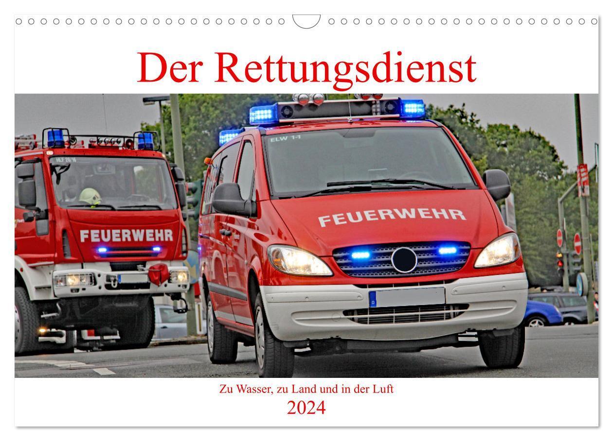 Cover: 9783675786028 | Der Rettungsdienst (Wandkalender 2024 DIN A3 quer), CALVENDO...