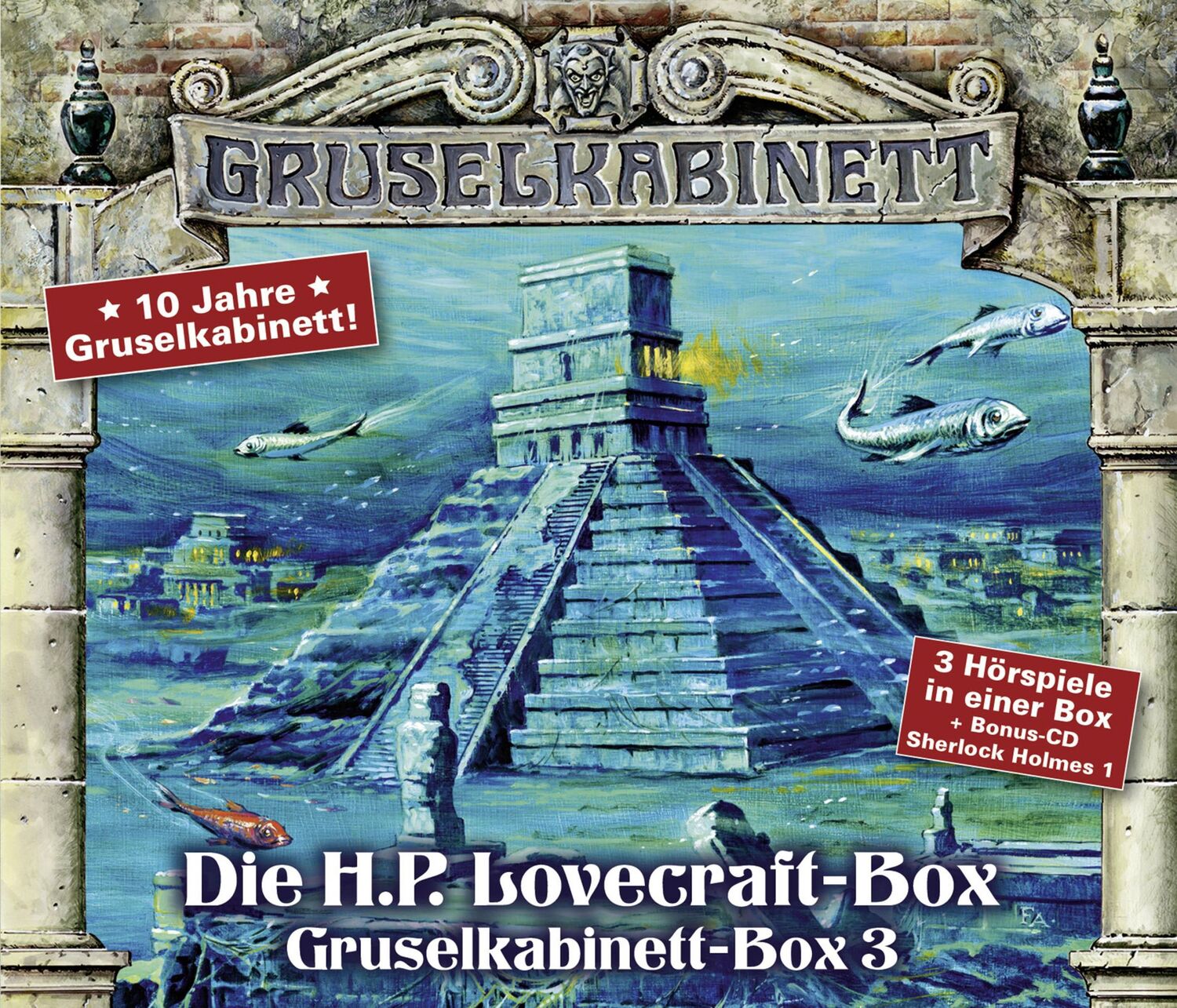 Cover: 9783785751190 | Gruselkabinett - Box 3 | H. P. Lovecraft | Audio-CD | Gruselkabinett