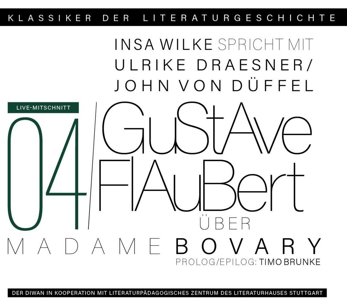 Cover: 9783949840050 | Ein Gespräch über Gustave Flaubert - Madame Bovary, 1 Audio-CD | CD