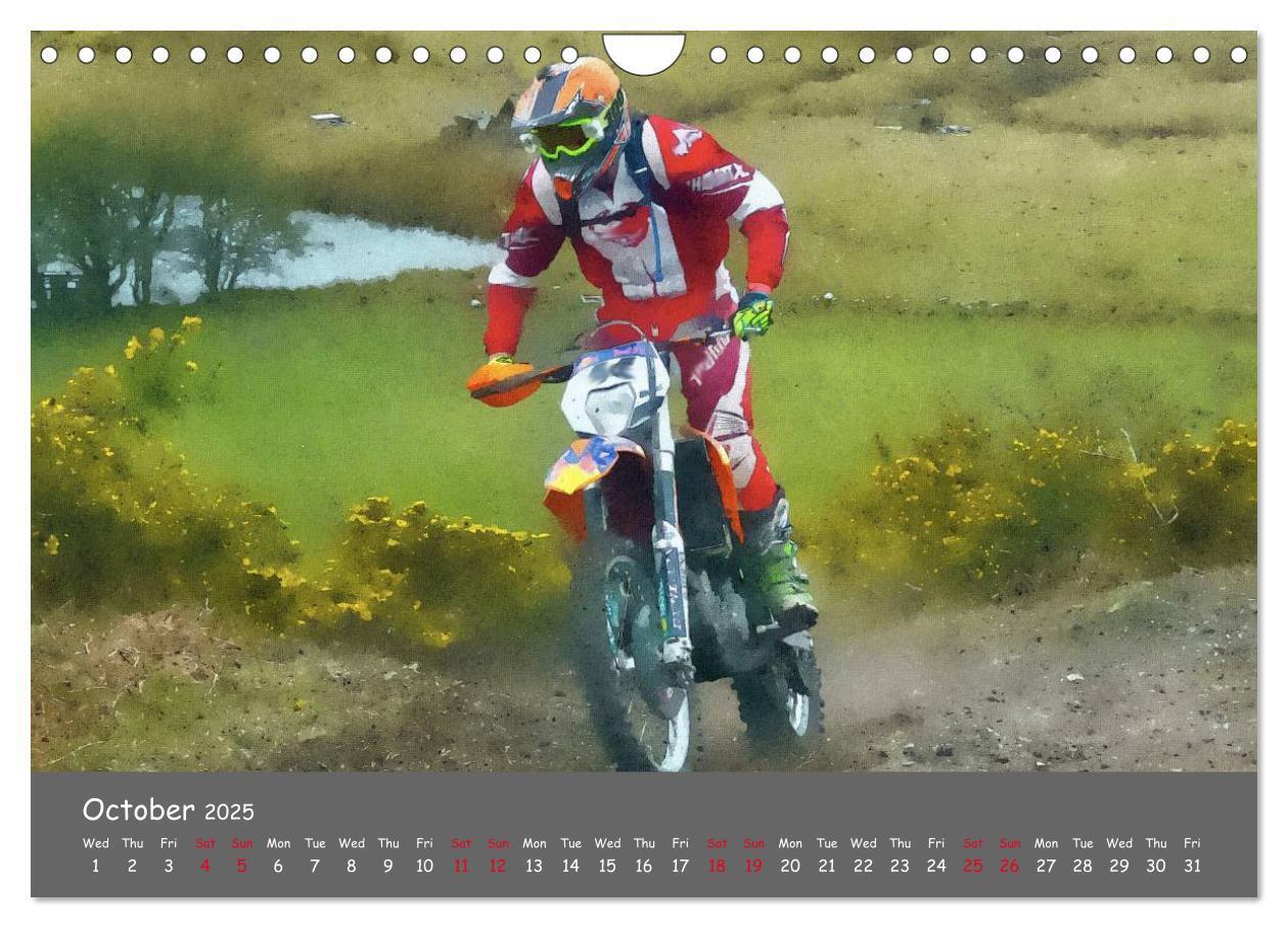 Bild: 9781325956531 | Enduro Racing (Wall Calendar 2025 DIN A4 landscape), CALVENDO 12...