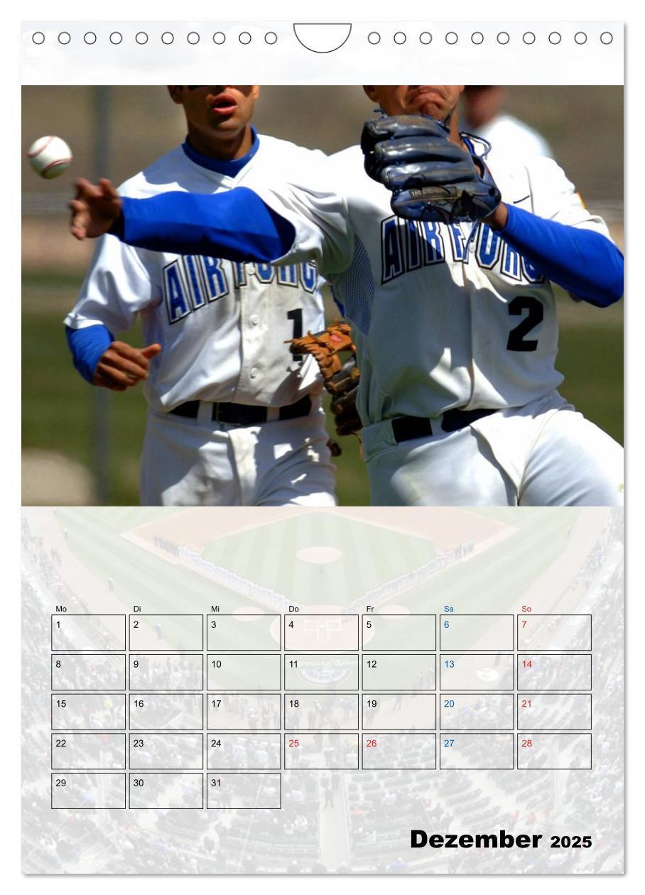 Bild: 9783457011867 | Kultsport Baseball (Wandkalender 2025 DIN A4 hoch), CALVENDO...