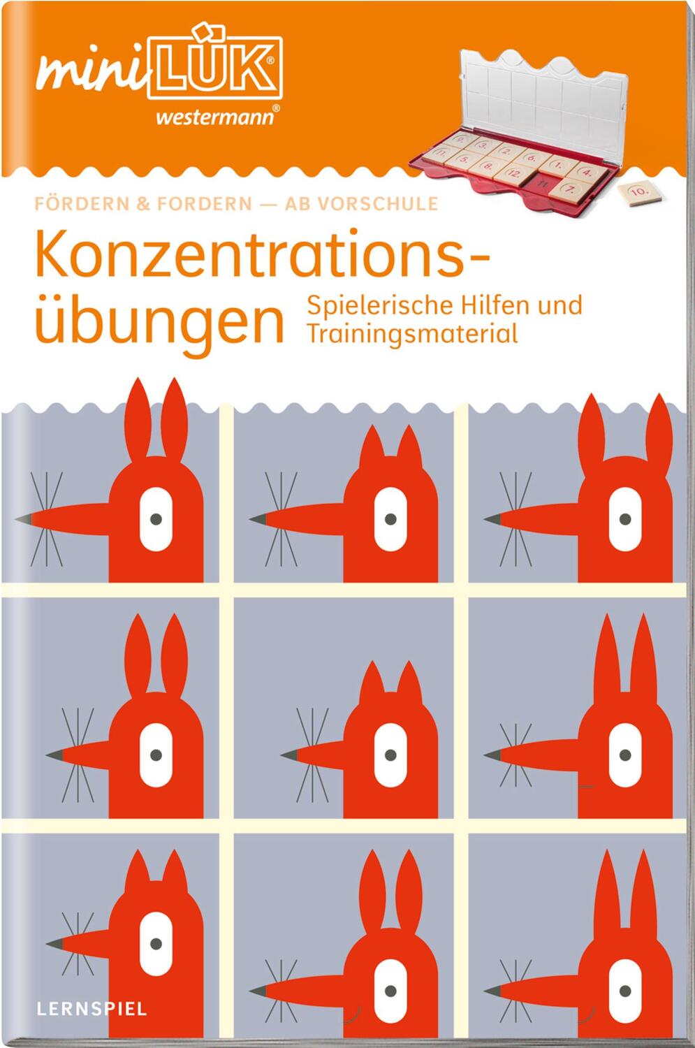 Cover: 9783072403115 | miniLÜK. Fördern &amp; Fordern: Konzentrationsübungen. Vorschule/1./2....