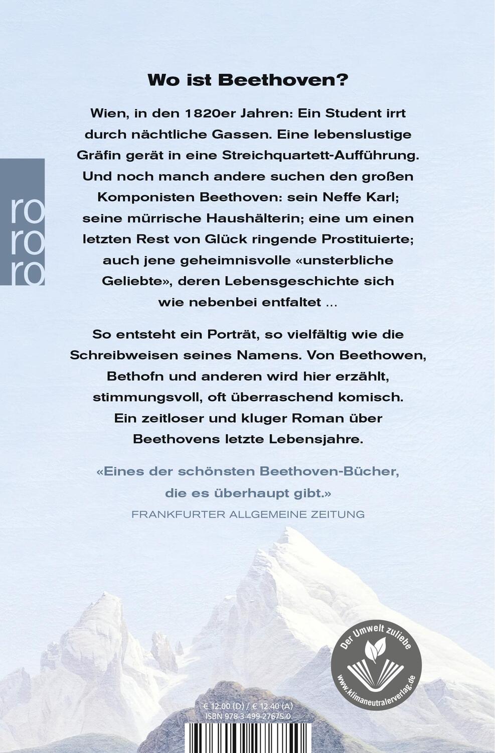 Rückseite: 9783499276750 | Beethovn | Albrecht Selge | Taschenbuch | Deutsch | 2021