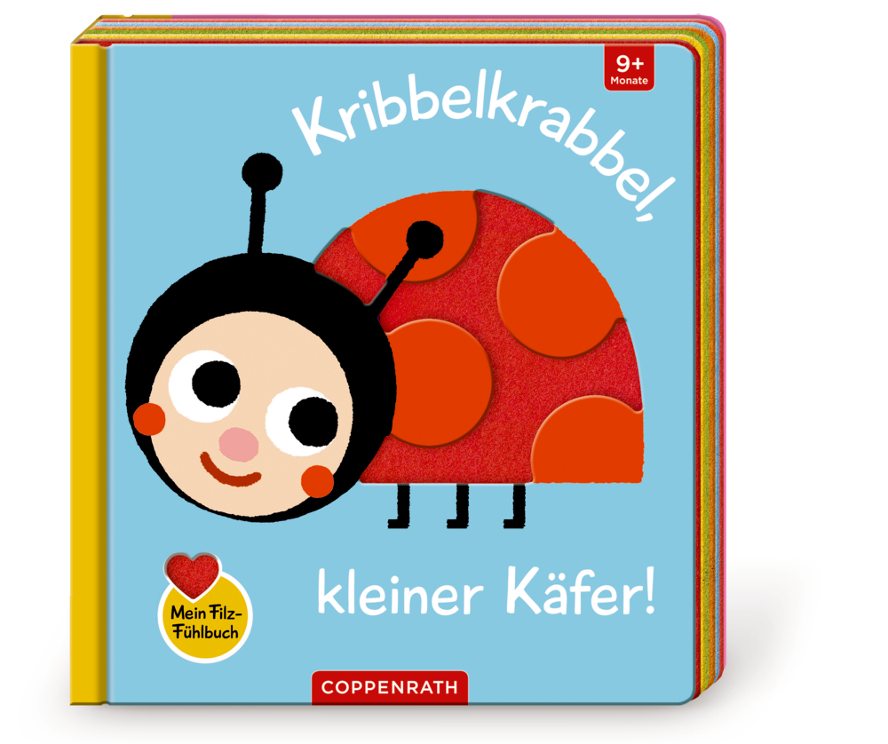 Cover: 9783649638803 | Mein Filz-Fühlbuch: Kribbelkrabbel, kleiner Käfer! | Yayo Kawamura