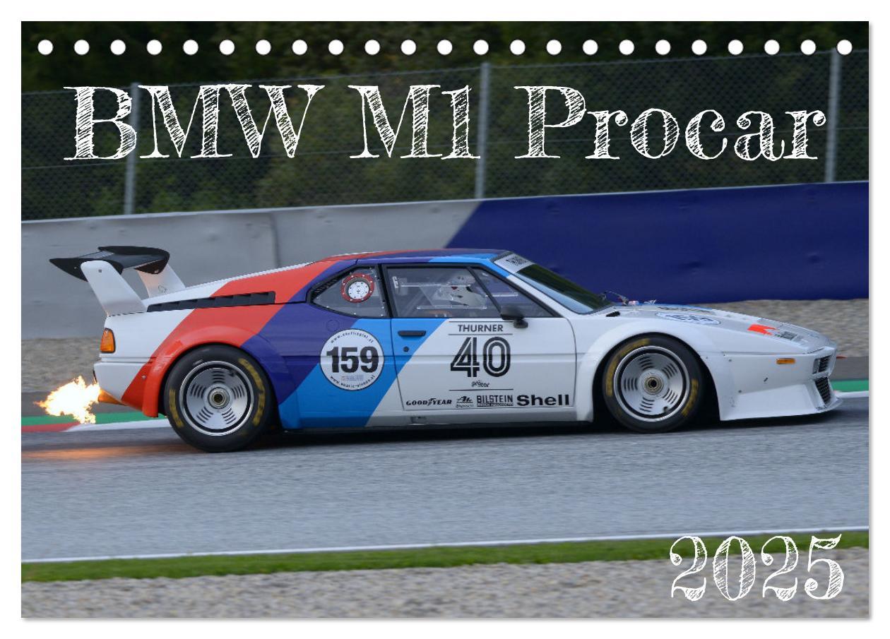 Cover: 9783435010769 | BMW M1 Procar (Tischkalender 2025 DIN A5 quer), CALVENDO...