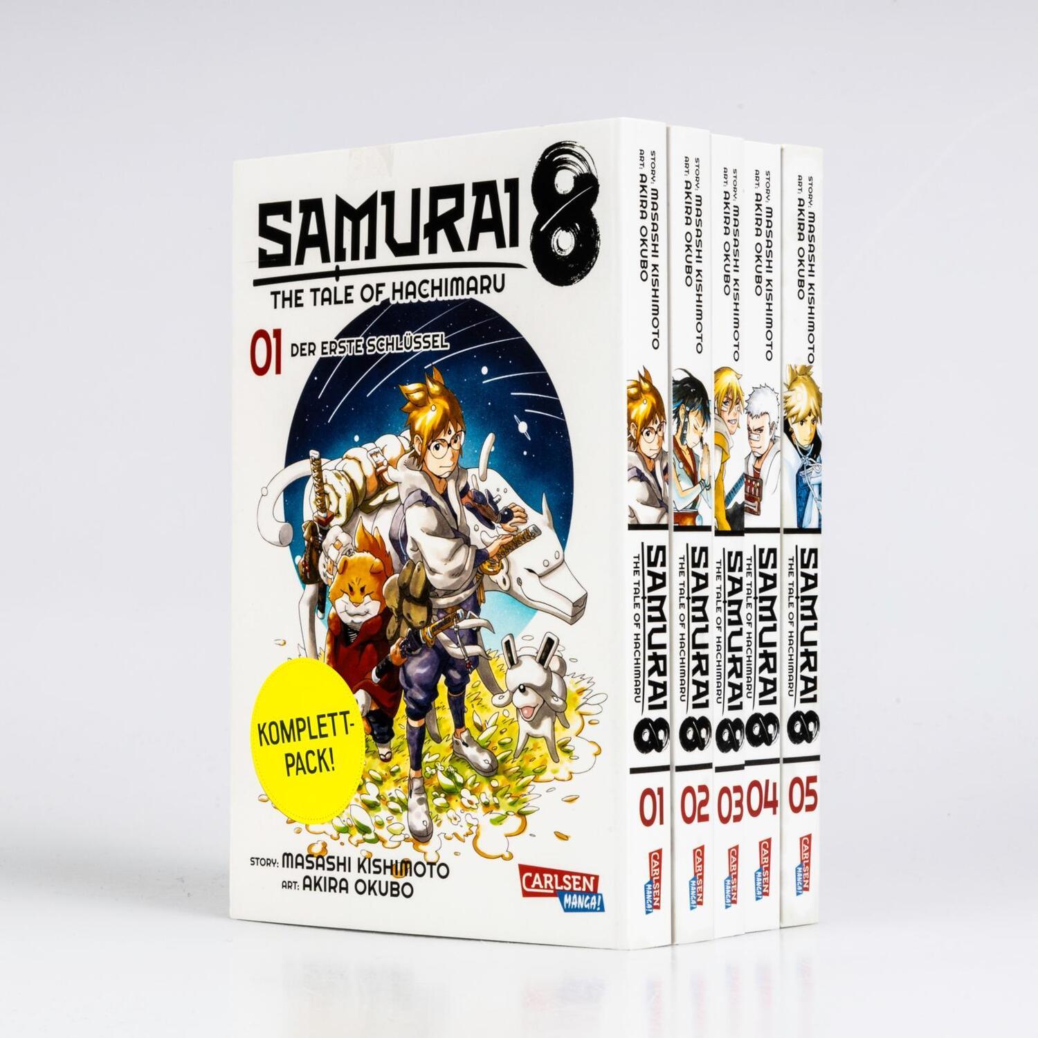 Bild: 9783551027504 | Samurai8 Komplettpack 1-5 | Masashi Kishimoto (u. a.) | Box | Samurai8