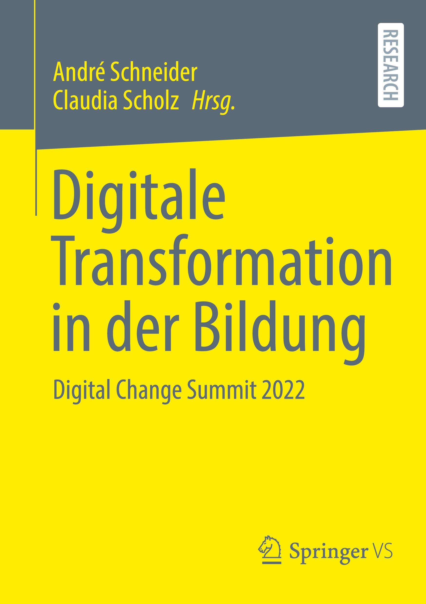 Cover: 9783658445249 | Digitale Transformation in der Bildung | Digital Change Summit 2022