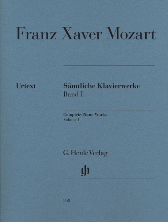 Cover: 9790201809588 | Franz Xaver Mozart - Sämtliche Klavierwerke, Band I. Bd.1 | Mozart