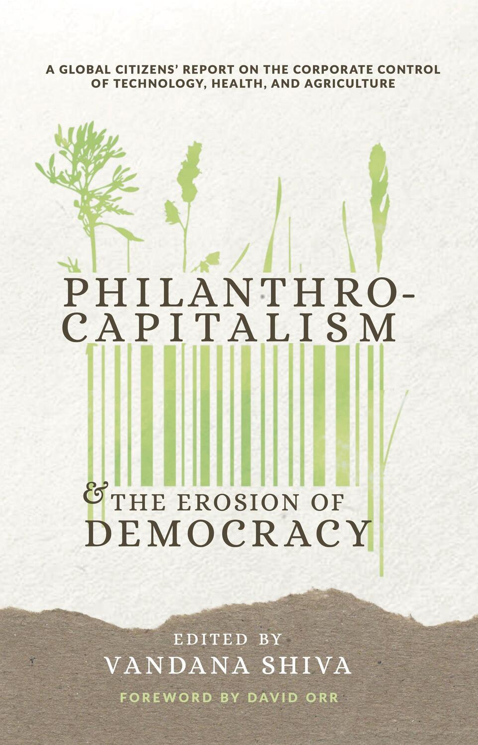 Cover: 9780907791911 | Philanthrocapitalism and the Erosion of Democracy: A Global...