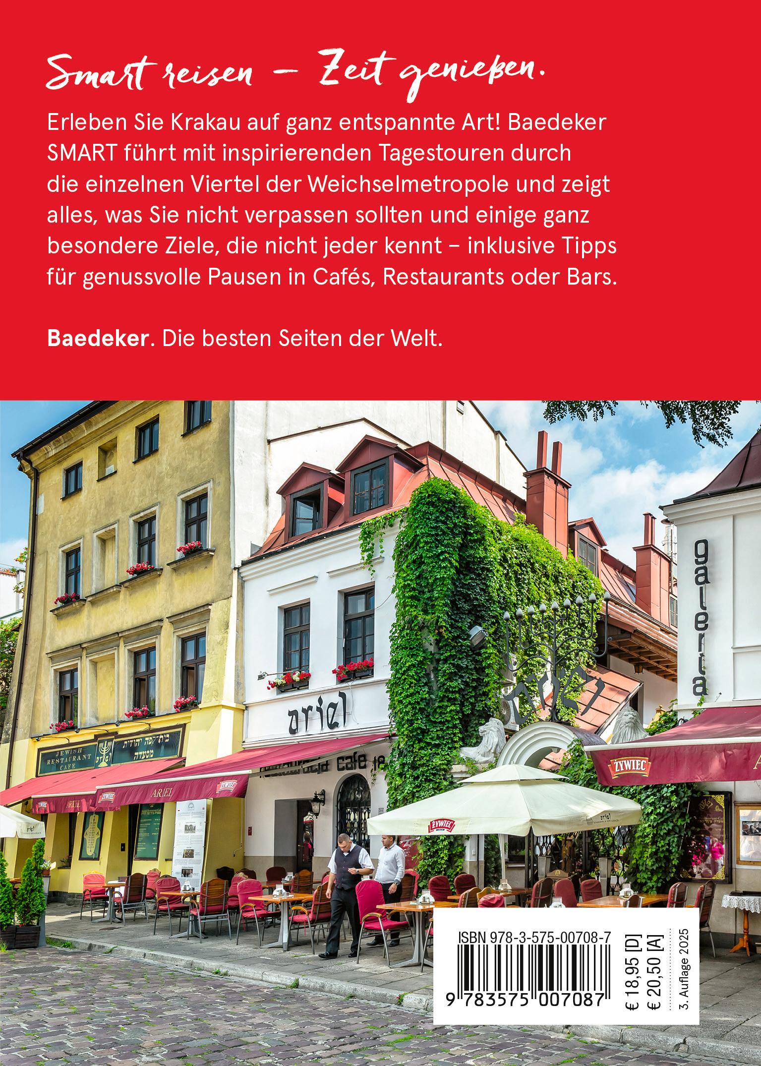 Rückseite: 9783575007087 | Baedeker SMART Reiseführer Krakau | Klaus Klöppel | Taschenbuch | 2025