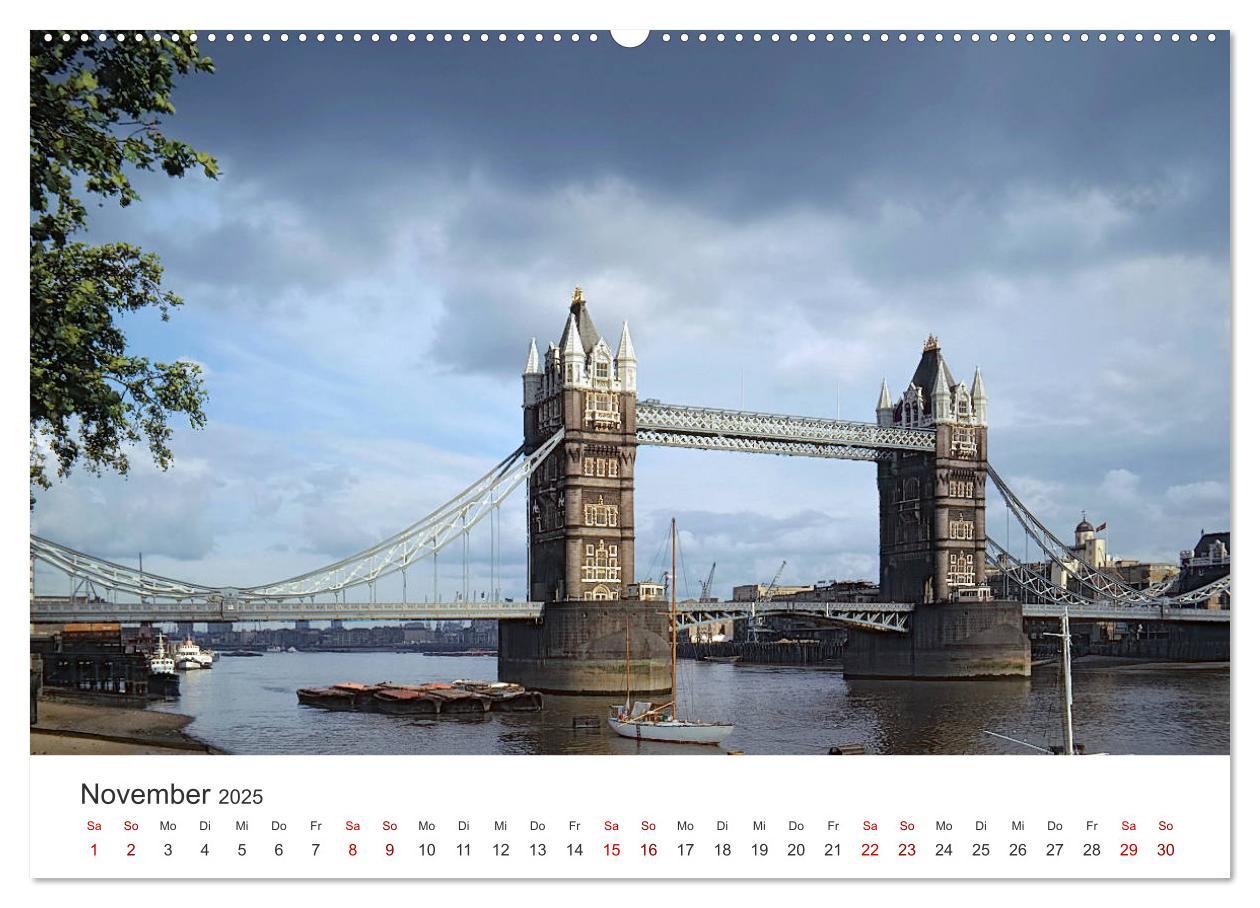 Bild: 9783435297931 | London - Vintage Views (Wandkalender 2025 DIN A2 quer), CALVENDO...