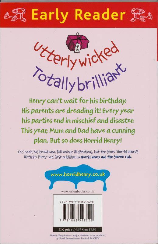Rückseite: 9781842557228 | Horrid Henry Early Reader: Horrid Henry's Birthday Party | Book 2