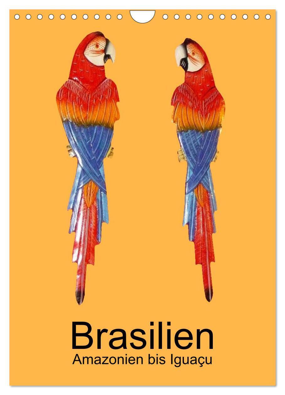 Cover: 9783383469589 | Brasilien - Amazonien bis Iguaçu (Wandkalender 2024 DIN A4 hoch),...