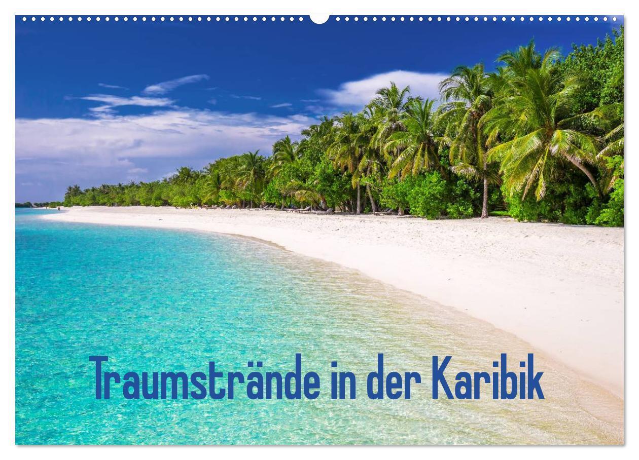 Cover: 9783435488872 | Traumstrände in der Karibik (Wandkalender 2025 DIN A2 quer),...