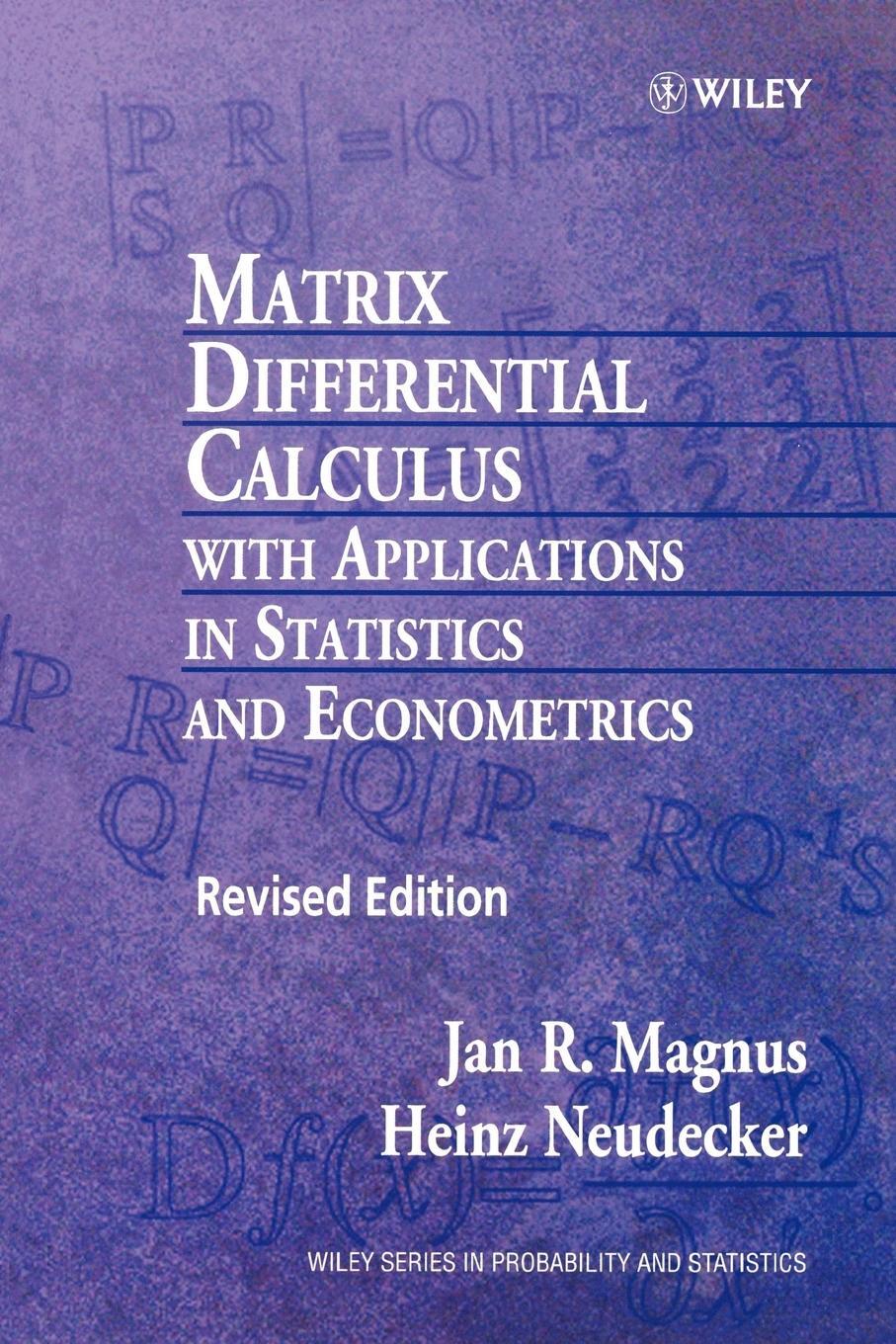 Cover: 9780471986331 | Matrix Differential Calc with Apps Rev | Magnus | Taschenbuch | 424 S.