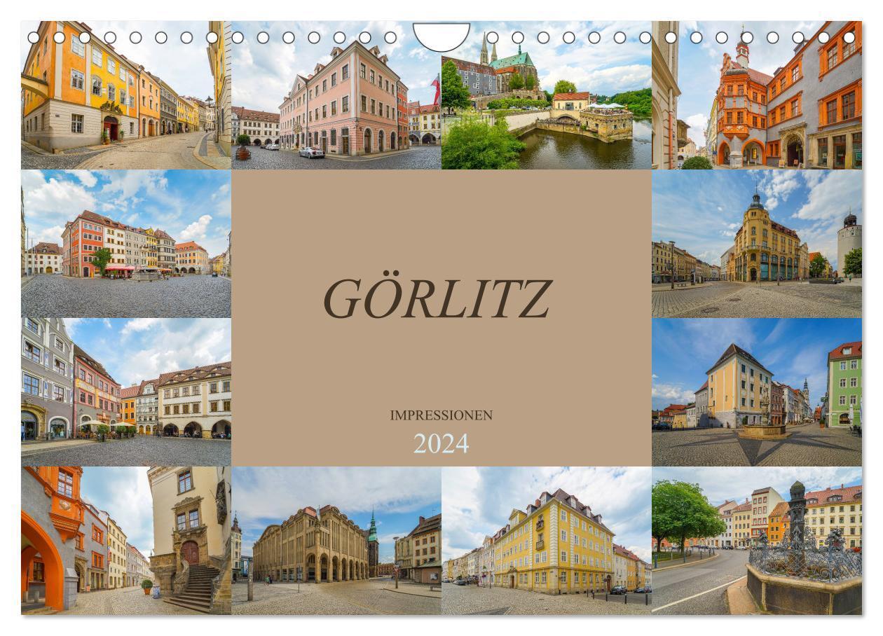 Cover: 9783383110337 | Görlitz Impressionen (Wandkalender 2024 DIN A4 quer), CALVENDO...