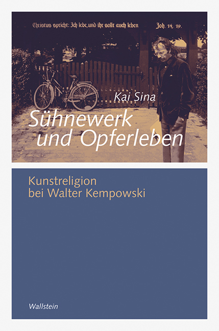 Cover: 9783835310896 | Sühnewerk und Opferleben | Kunstreligion bei Walter Kempowski. Diss.