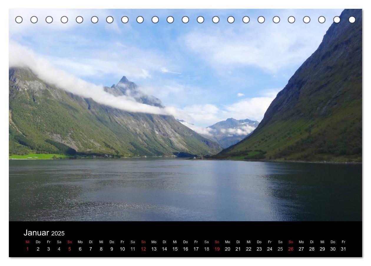 Bild: 9783435774838 | Impressionen von Norwegen entlang der Hurtigruten (Tischkalender...