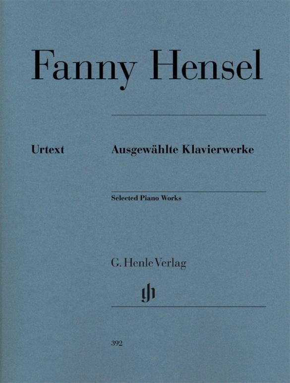 Cover: 9790201803920 | Hensel, Fanny - Ausgewählte Klavierwerke | Instrumentation: Piano solo