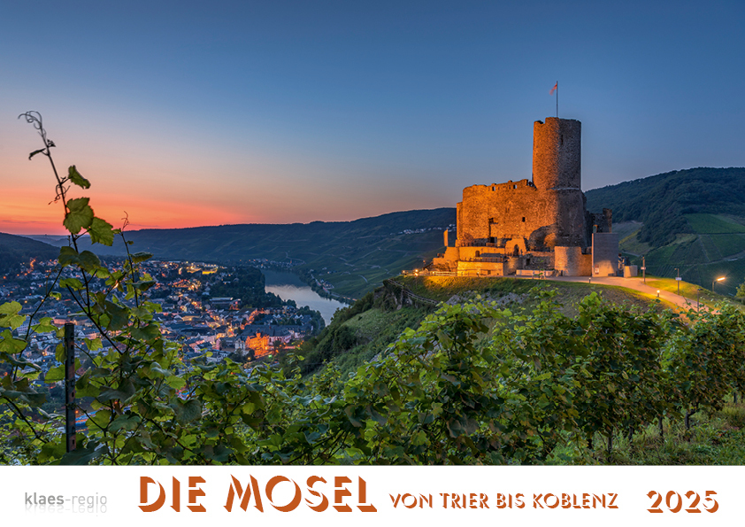 Cover: 9783965352117 | Mosel von Trier bis Koblenz 2025 Bildkalender A4 quer, spiralgebunden