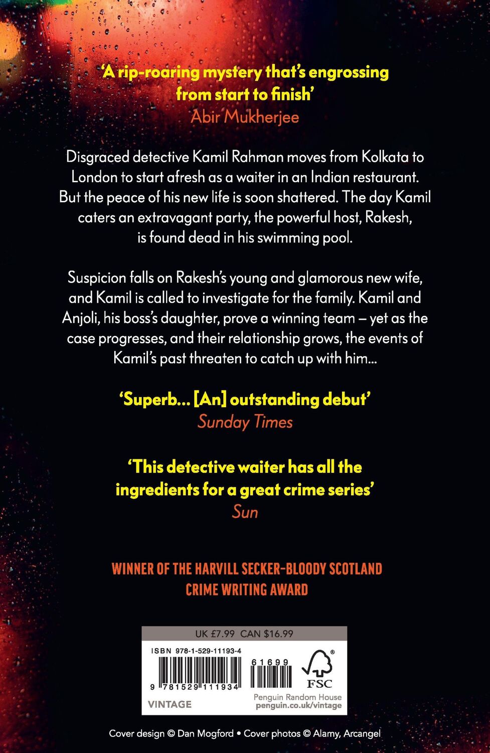 Rückseite: 9781529111934 | The Waiter | Ajay Chowdhury | Taschenbuch | Detective Kamil Rahman