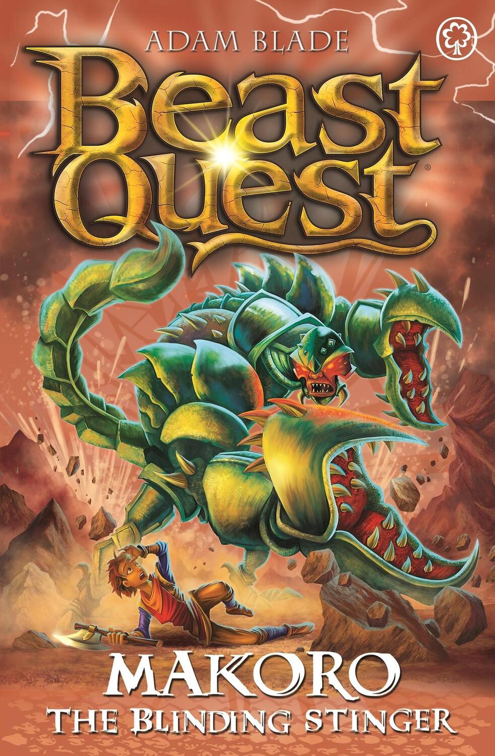 Cover: 9781408369692 | Beast Quest: Makoro the Blinding Stinger | Series 30 Book 2 | Blade