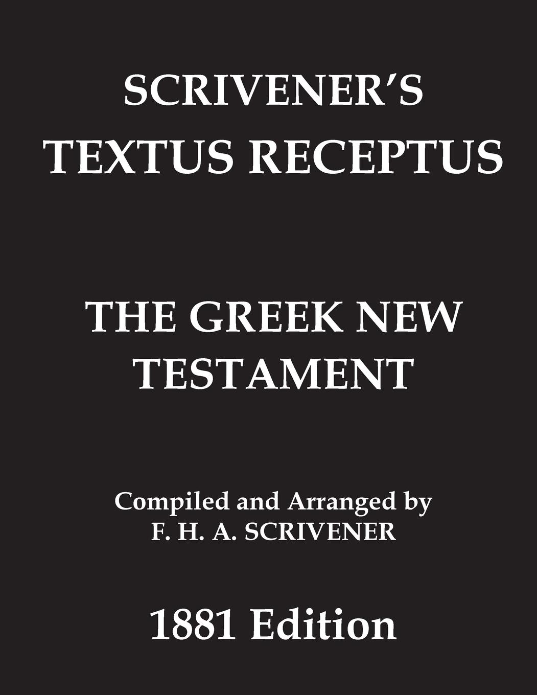 Cover: 9781923341234 | Greek New Testament (Scrivener's Textus Receptus) | Scrivener | Buch