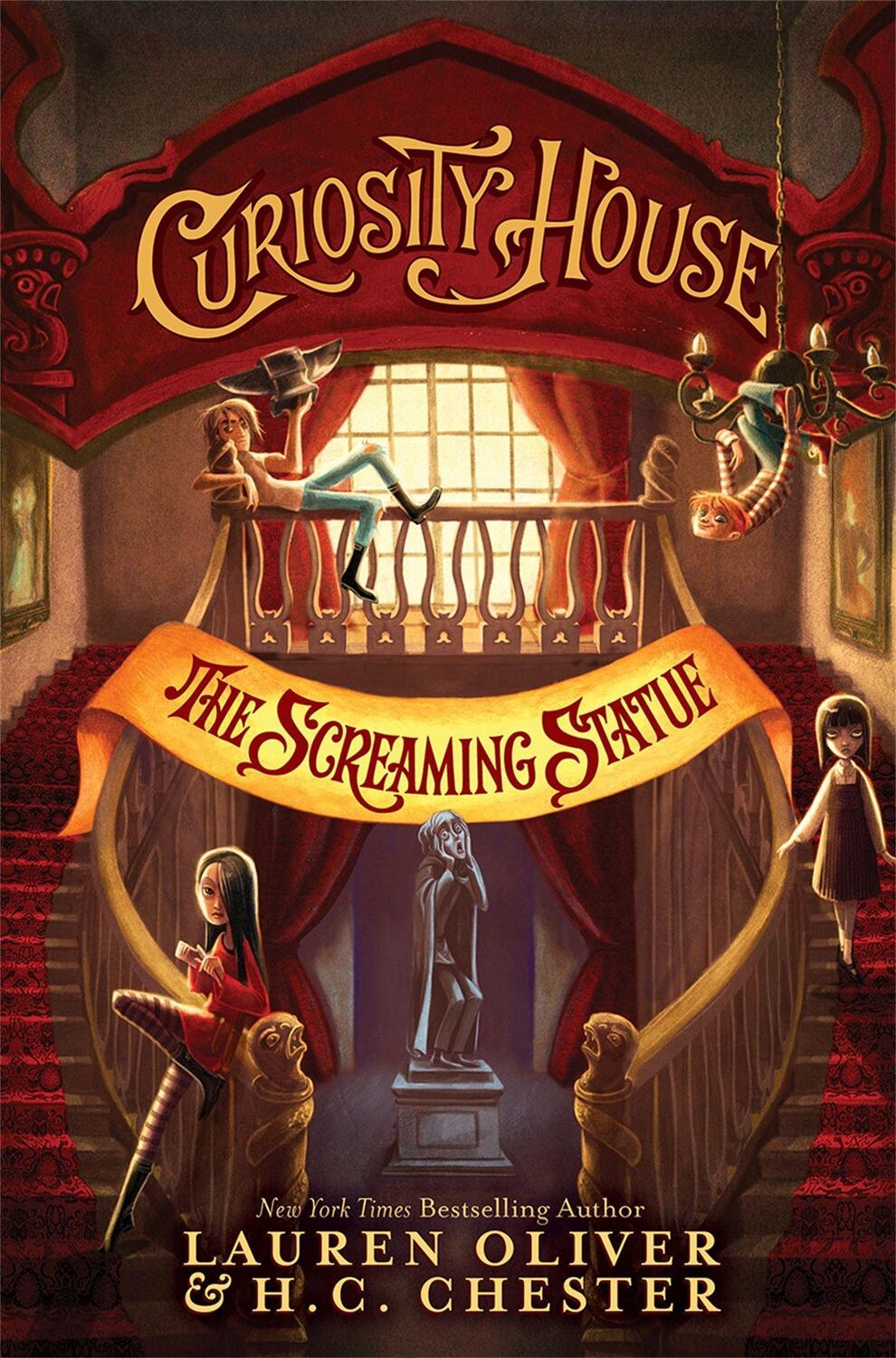 Cover: 9781444777253 | Curiosity House: The Screaming Statue (Book Two) | Oliver (u. a.)
