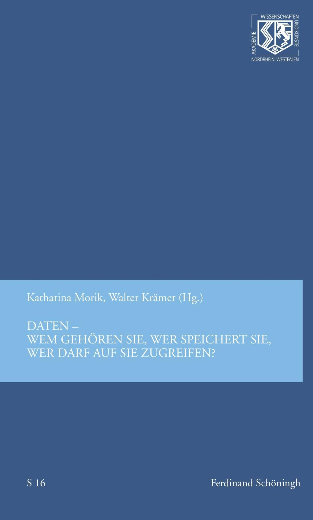 Cover: 9783506792488 | Daten wem gehören sie, wer speichert sie, wer darf auf sie zugreifen?